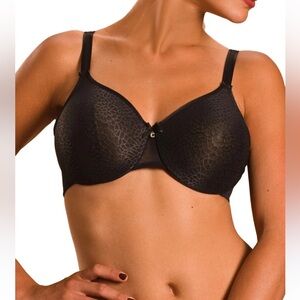 Chantelle C Magnifique Minimizer lightly lined full coverage Bra 42D black NWOT